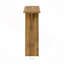 Console, table d'entrée étroite de 43,4 po de long avec base en forme de V, console de canapé rustique pour le couloir, le salon, le canapé derrière