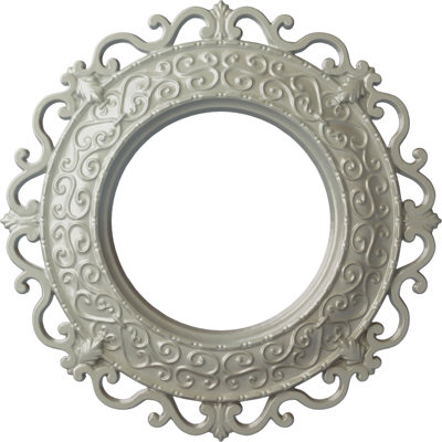 Endurathane Orrington Ceiling Medallion, 13 1/4"OD x 6 5/8"ID x 1 1/8"P (Fits Canopies up to 6 5/8"), Hand-Painted Flash Copper Finish