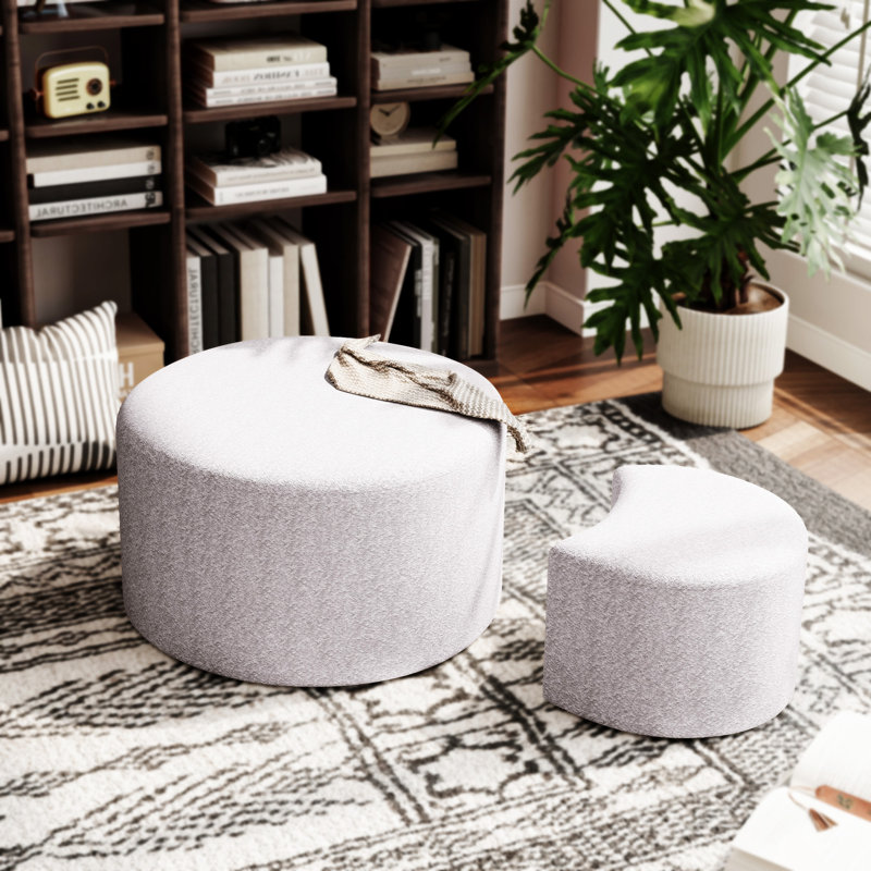Upholstered Nesting Coffee Tables