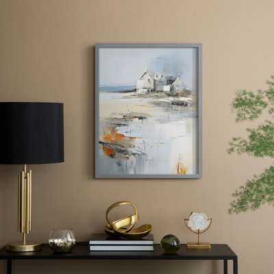 «NAUTICAL Series», reproduction encadrée en bois massif