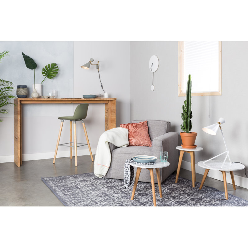 Shady Tripod Table Lamp, White