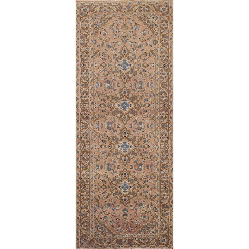 Tapis à motif floral délavé 3 x 9