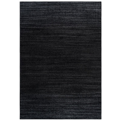 Tapis noir / ivoire Sarang