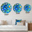 Blue Eyed Universe - Horloge murale moderne-59914427