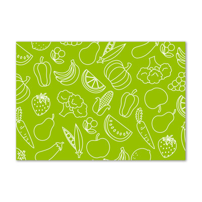 Fruits And Vegetables - Wrapped Canvas Print