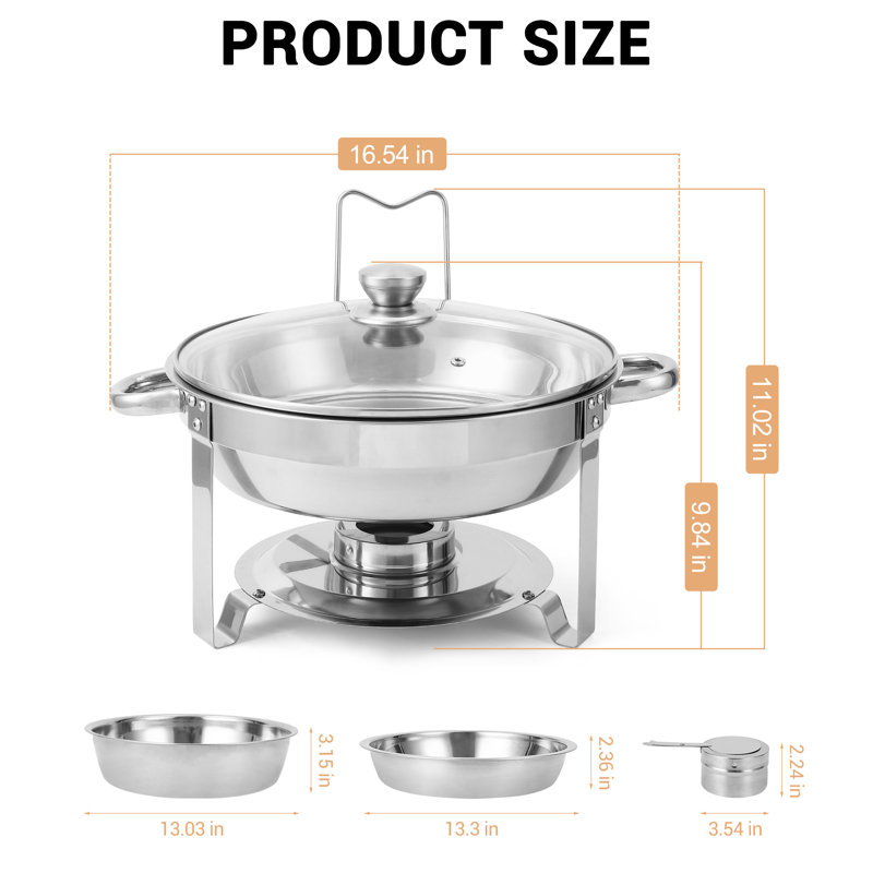 2 - Piece Stainless Steel Cookware Set