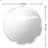 Frameless Round Wall-Mounted Bathroom Vanity Mirror
