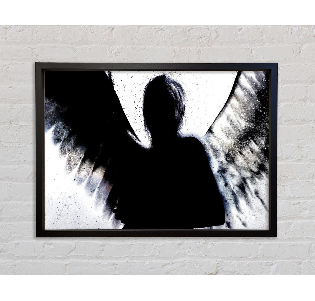 Angel Shadow - Einzelner Bilderrahmen Kunstdrucke auf Leinwand