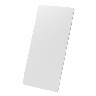 Solid One-Piece Desk Top Plus White