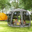 Tente écran 11 pi x 11,5 pi, pavillon de jardin escamotable avec 2 portes-113475445