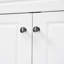 Bathroom Vanity Without Sink, Cabinet Only, Soft-Close Drawers And Door With Double-Tier Shelves, Solid Wood Legs
