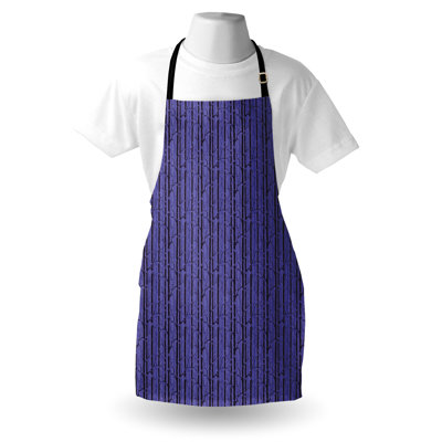 Bungalow tablier d'arbre de rose branches unisexes feuilles hiver nature adulte taille bleu violet et mauve foncé
