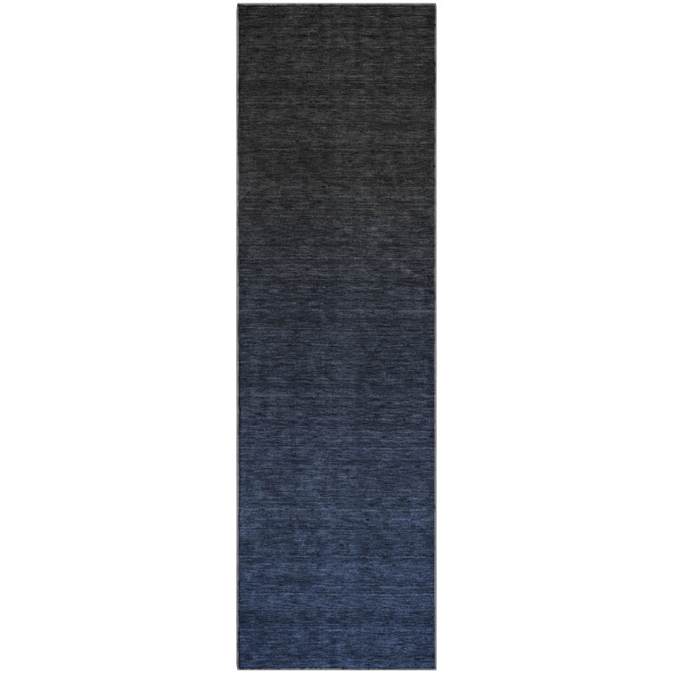 Premium Machine Washable Prisco Navy Rug