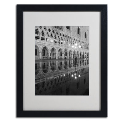 « venetia reflection », reproduction de photo sur toile encadrée