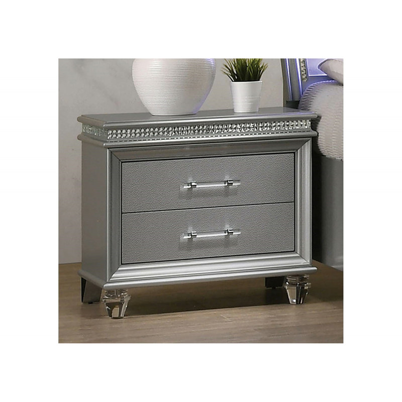 Table de chevet Classic Silver1pc uniquement