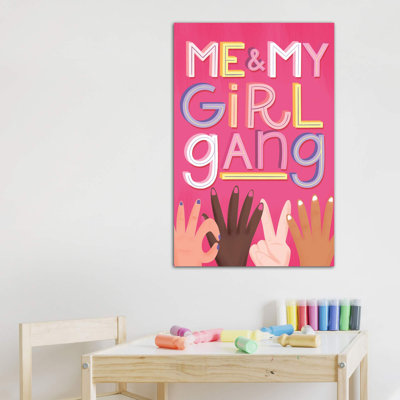 «Tween Girl Power VI» par Richelle Garn - reproduction d'art textuel