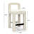 Cream Boucle Counter Stool-430773637