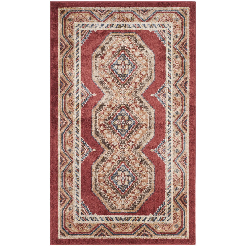 Sakina Oriental Hand Woven Area Rug, Rectangle 122 x 183 cm