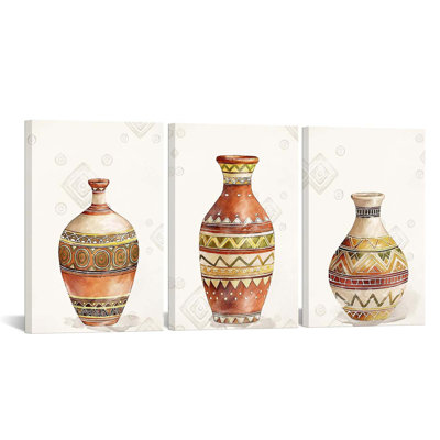 3 Piece Wrapped Canvas Wall Art