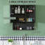Élégante armoire murale en acier inoxydable