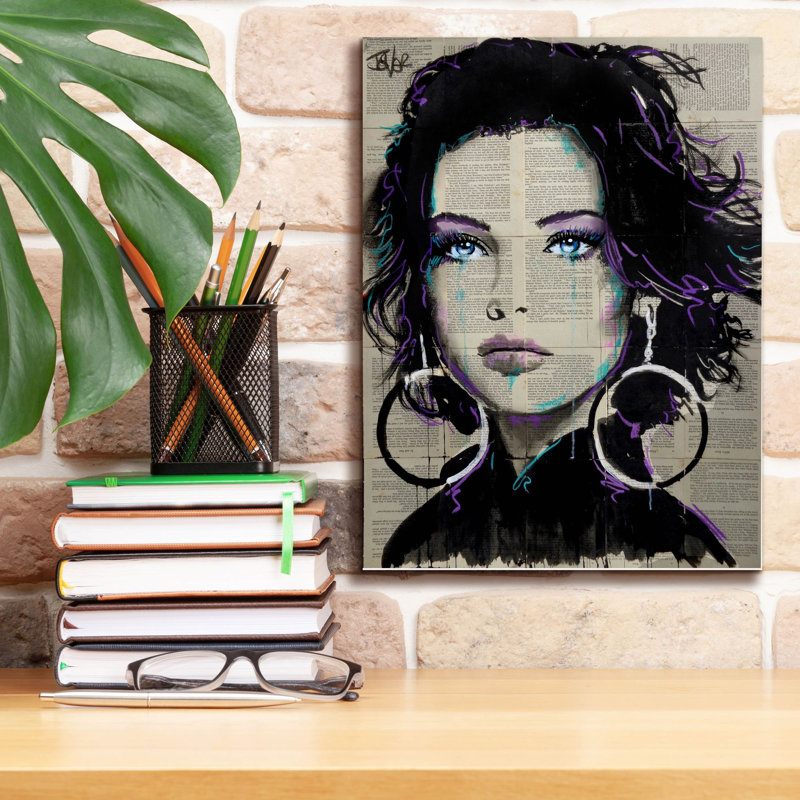 'Hoops' by Loui Jover Canvas Wall Art