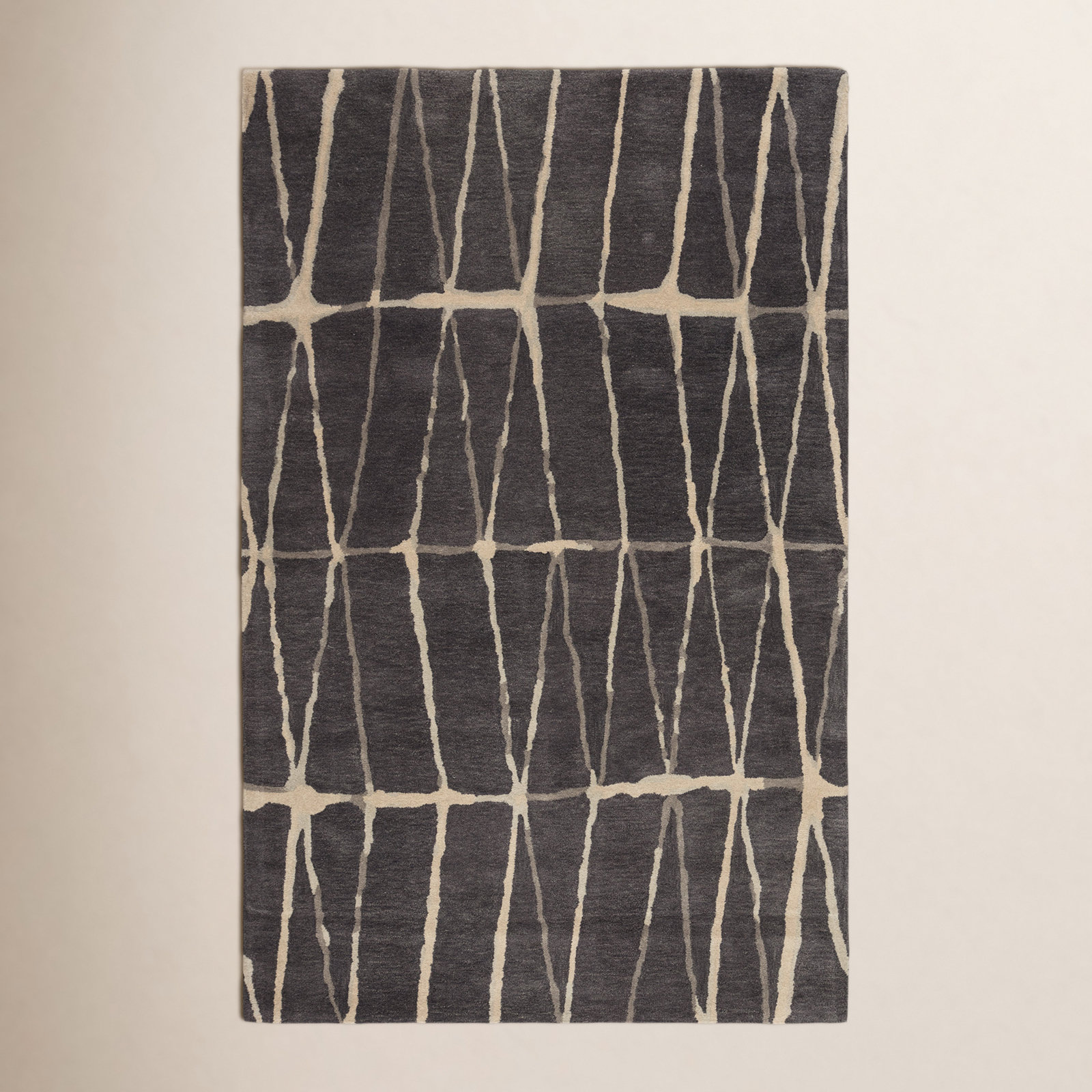 Pete Hand-Tufted Geometric Wool Rug, Rectangle 9' x 13'
