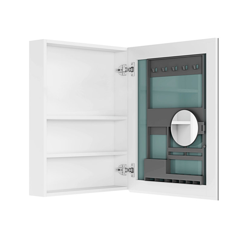 Armoire à pharmacie pour salle de bain avec porte à ouverture à droite