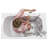 Ella Mobile 26"x45 Acrylic Soaking Walk-In-Bathtub, Left Outward Swing Door, 2 Piece Fast Fill Faucet, 2" Drain-89191093