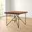 48" L Square Solid Wood Breakroom Table