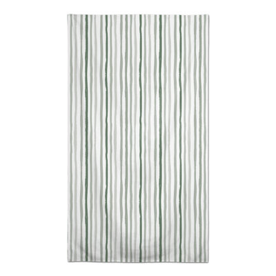 Vertical Strokes Pink 3 Tablecloth