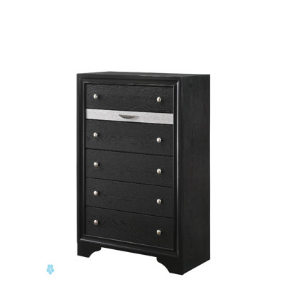 Mobilier de chambre en bois massif de luxe moderne 1 pièce Glam