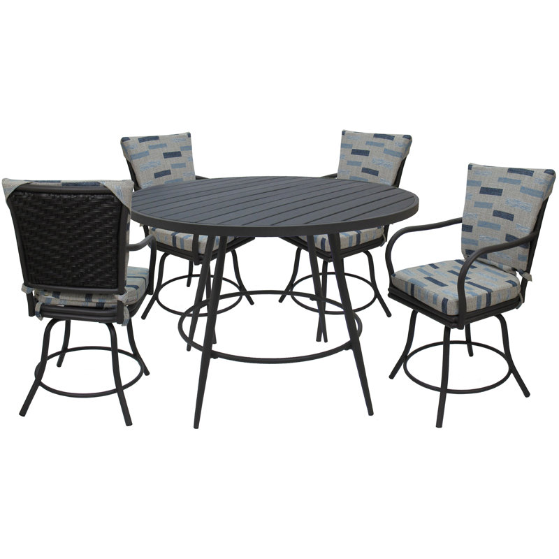 Sophère pour 4 personnes - extérieur, Bleu / beige, Gris