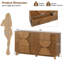 Commode 6 tiroirs pour chambre à coucher-1038315284
