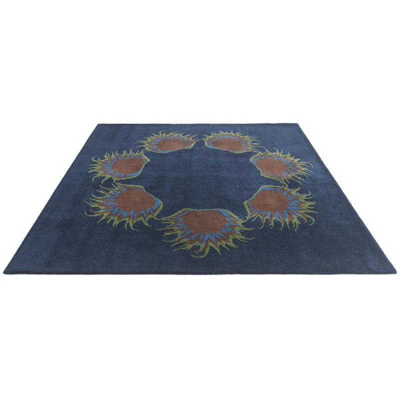 Tapis carré bleu marine Odenton