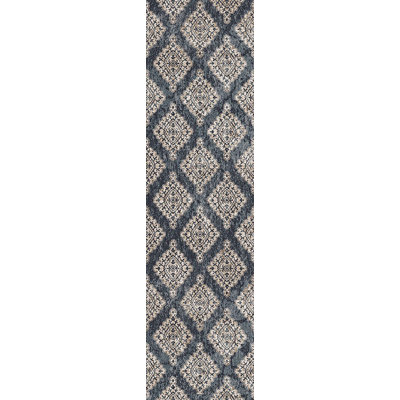 Tapis bleu / ivoire Morocco