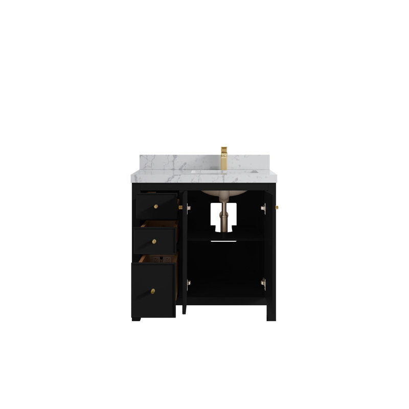 Ensemble de meuble-lavabo simple 36 po Kunstbeck