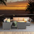 Quyen 5 Piece Sofa Seating Group with Cushions