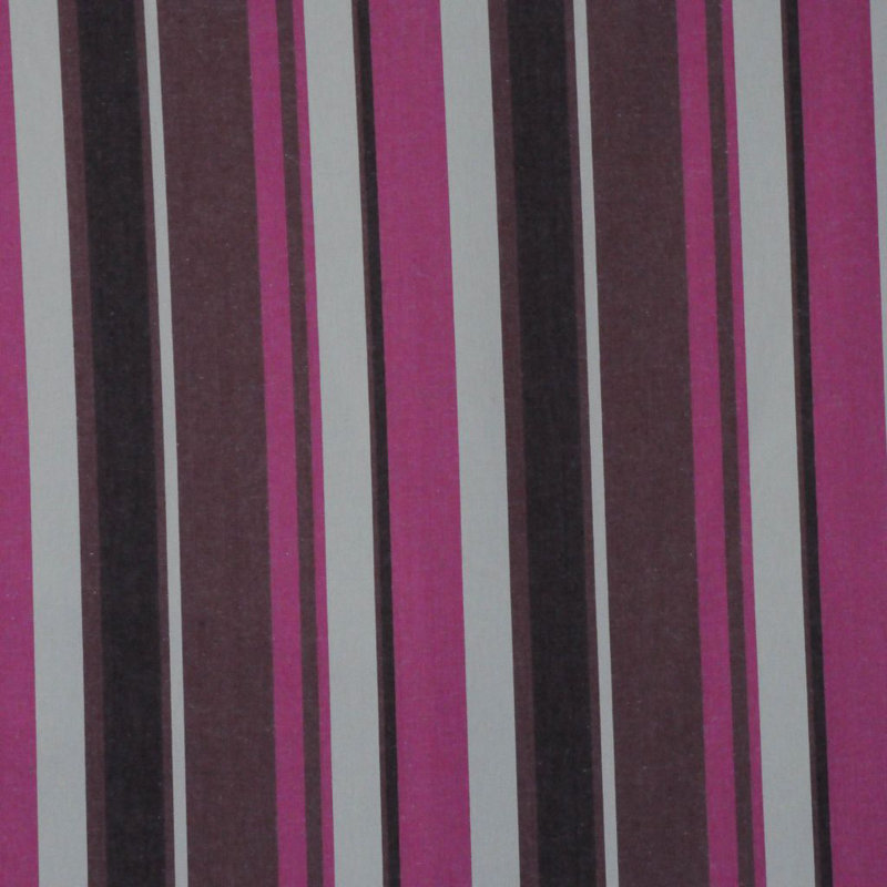 Tissu rayé bouquet, Pivoine