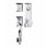 Bravura 913-947 Active Savannah Handleset with Dallas Knob in Bright Chrome