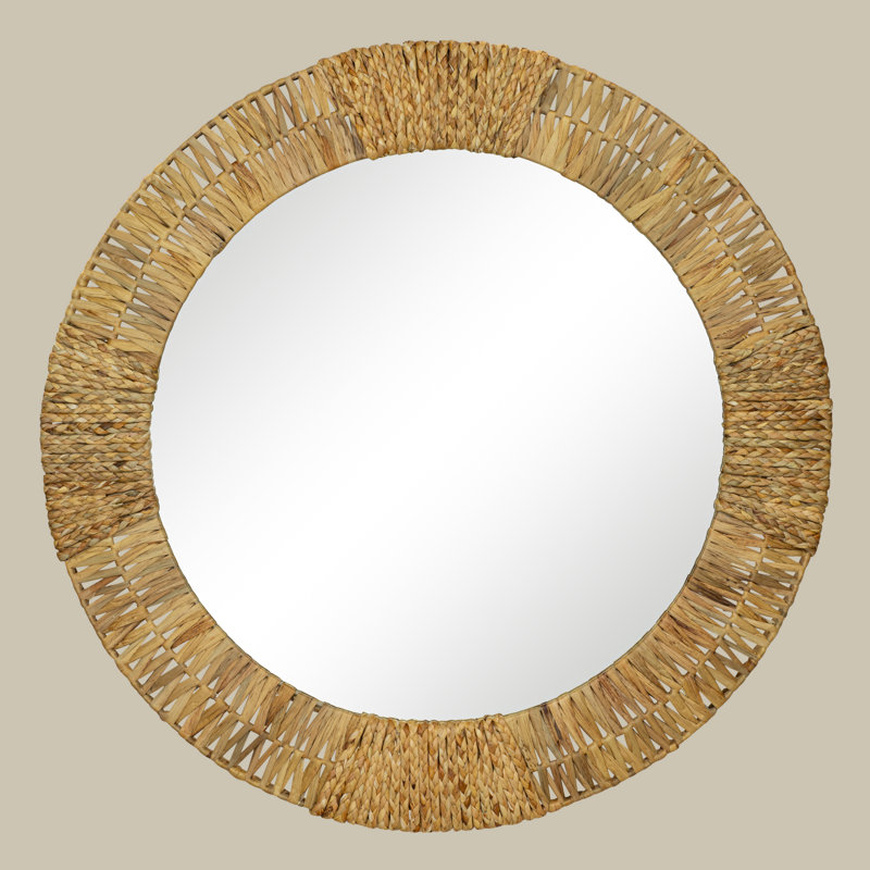 Folha Flat Metal Beveled Wall Mirror