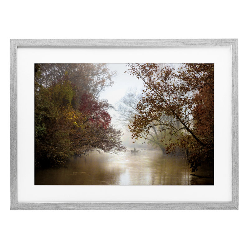 «In The Mist Of Autumn», reproduction sous verre encadrée, design par Celebrate Life Gallery, H 14 po x l 20 po