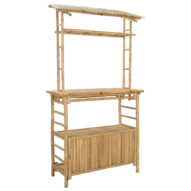 Rectangle Outdoor Bar Table - 110 cm W 50 cm D