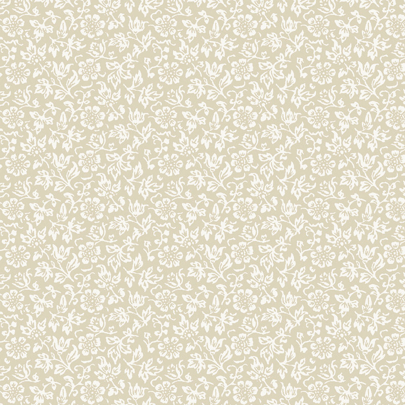 Papier peint naturel Laura Ashley, Brun