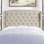 Lit tapissier en tissu, base de lit à hauteur réglable capitonnée-1007076078-1007076054