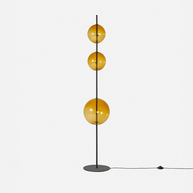 Point Floor Lamp Modular Amber, Amber
