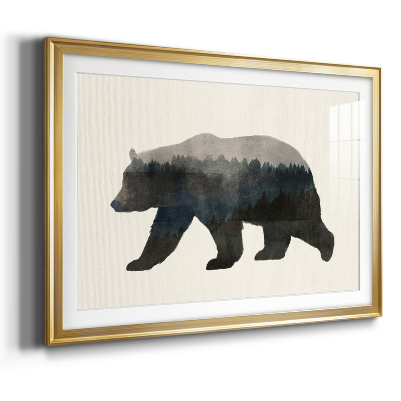 The Wilderness II, reproduction d'art encadrée, Or, H 30 po x l 44 po x P 1,5 po