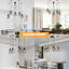 Adwell 5 - Light Black Cluster Pendant