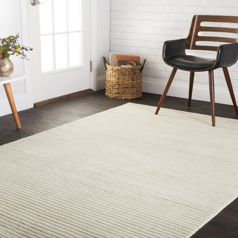 Souvenance Hand Loomed Wool Indoor Rug, Rectangle 9'3" x 13'