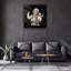 Superbe peinture décorative en verre trempé de 19,7 po x 19,7 po | 100% verre trempé, épaisseur: 0,16 pouce | Impression UV pour des couleurs éclatantes | Parfait pour la décoration intérieure, le salon ou le bureau-664353218