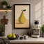 Geometric Pear Mid-Century - Wrapped Canvas-713082874-713082876